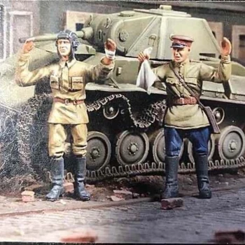 1/35 Derva Modelis Paveikslas GK rinkinių Istorija Mini karinio 2 tema Karinis tankas karių Nesurinkti ir unpainted rinkinys