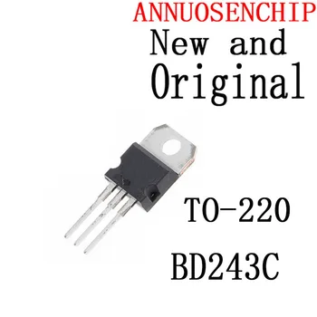 100VNT Naujas Ir Originalus TO220 BD243 100V 6A TO-220 Bipolinis Tranzistorius NPN Bendrosios Paskirties BD243C
