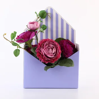 10vnt 20cmx7cm x30cm Mini paketas tipo laukelyje kūrybos korėjos gėlių puokšte gėlių rankoje-sulankstytas dovanų dėžutė gėlė dėžutė