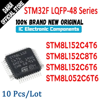 10vnt STM8L152C4T6 STM8L152C8T6 STM8L152C6T6 STM8L052C6T6 STM8L152C4 STM8L152C8 STM8L152C6 STM8L052C6 STM IC MCU Chip LQFP-48