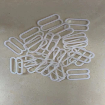 15mm Nauji plastikiniai white tipo liemenėlė slankmačiai dirželis reguliuojančios apatiniai padarinių priedai 