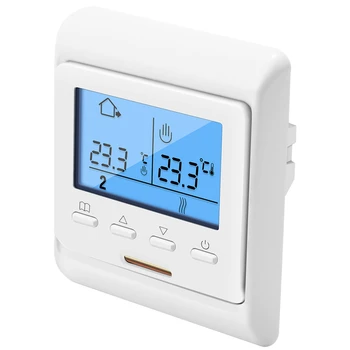 16A 230V LCD Programuojamas Šiltas Grindų Šildymo Kambario Termostatas Thermoregulator Temperatūros Reguliatorius Vadovas Mechaninė