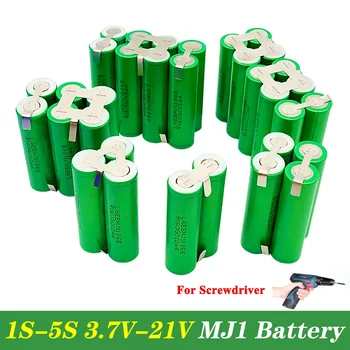18650 MJ1 1S3P 2S1P 3S2P 4S2P 5S2P 3.7 V 8.4 10.8 V V 16.8 V 18V 3500mAh 7000mAh Už Atsuktuvas Baterijų Suvirinimo Baterija
