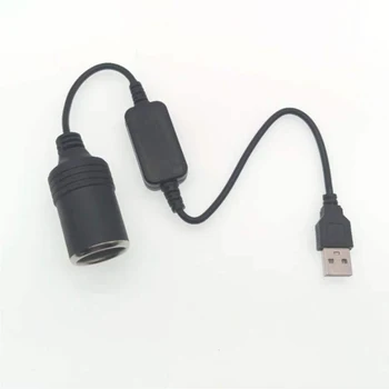 1pc Automobilio Cigarečių Degiklio Lizdo USB Keitiklis 12V Adapteris Įkrovimo Jungtis Automobilio Salono Elektronikos Priedai