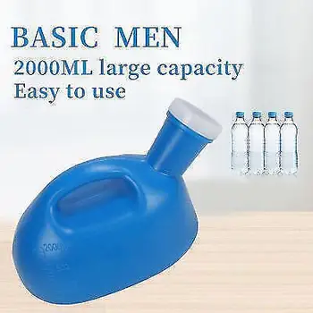2000ml Didelės Talpos Vyrų Nešiojamų Showers Butelis Pašalinis Įrodymas Dizainas