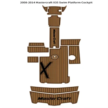 2008-2014 Mastercraft X35 Plaukti Platforma Kabinos Padas Valtis EVA Tiko Denio Grindų Kilimėlis