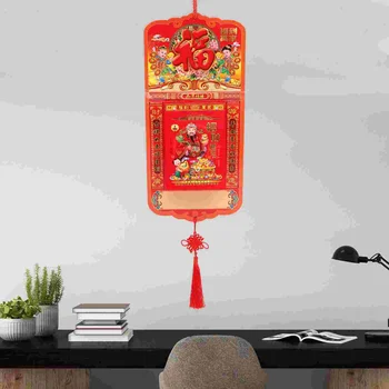 2024 M. Kinijos Mėnulio Kalendoriaus Dienos Tearable Tradicinę Kinų Kalendorių Feng Shui Metų Dragon Kalendorius Sienos