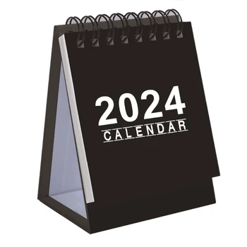 2024 Mini Stalinis Kalendorius Daugiafunkcinis Papuošalų už Biuro Darbuotojų ir Studentų, Savaičių Numeriai Nuolatinis Kalendorius