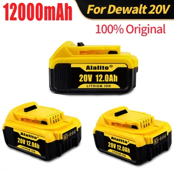 20V 12Ah Li-Ion Baterija Dewalt elektriniai Įrankiai Keičiamų DCB205 DCB201 DCB203
