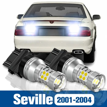 2vnt LED Atbulinės Šviesos Atgal į viršų Lempos Priedai Canbus Už Cadillac Seville 2000 2001 2002 2003 2004