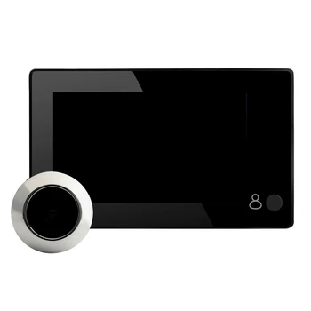 4.3 colių HD Durų Akutė 145 Laipsnių Plataus Kampo Digital Smart Doorbell TFT Spalvotas Durys Akių Namų Saugumo kamerų Stebėti