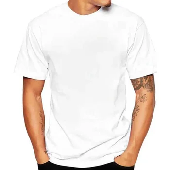 A3044 Vasarą Vyras Marškinėlius Baltos spalvos sportinius Marškinėlius Hipster T-shirts Harajuku Balta Patogus Atsitiktinis Marškinėliai, Topai Drabužiai, vyriški Trumpi