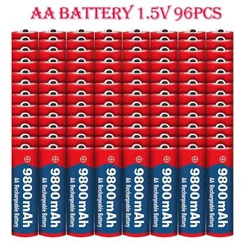 AAbattery100% Originalus 2023New Aukštos Kokybės 1,5 V 9800mAh Įkraunamos AA Baterijos Led Šviesos Toy Kamera, Mikrofonas, Baterija