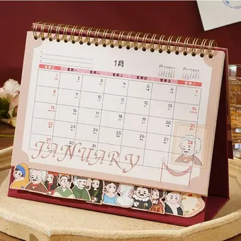Animacinių Filmų Dragon Kalendorius Sutirštės Trikojo Mielas 2024 Metų Stalinis Kalendorius Stabili Animacinių Filmų Stalo Naujųjų Metų Kalendorių