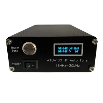 ATU-100 1.8-50Mhz Automatinė Antena Imtuvo Iki N7DDC + 0.91 OLED V3.2 Versija