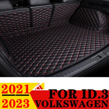 Automobilio bagažo skyriaus Kilimėlis Volkswagen VW ID.3 2023 2021 2022 Galinis Dangtis Kilimų Lainerio Uodega Interjero Transporto Priemonių Dalys Įkrovos Bagažo Padas