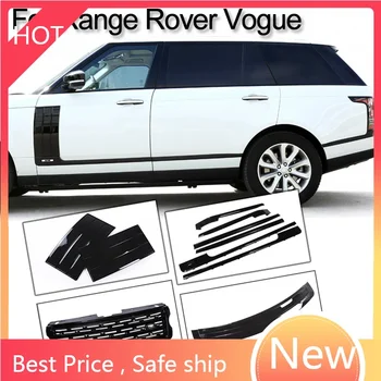 Automobilių Kėbulo Priekinės Grotelės Pusės Sparnas bagažo skyriaus Durų Apdailos Juostelės Juoda ABS Land Rover Range Rover Vogue L405 2013-2019 Išorės Dalys