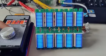 Baterijos Indikatorius 10seg LED Bargraph Ekrano Modulis, DC12V Maitinimo, 0-5V Įvesties Signalas, Mėlyna