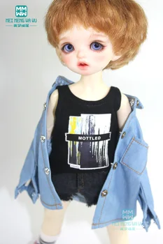 BJD doll drabužius 27cm-30cm 1/6 BJD doll, aksesuarai, mados džinsinio marškinėliai, laisvalaikio liemenė