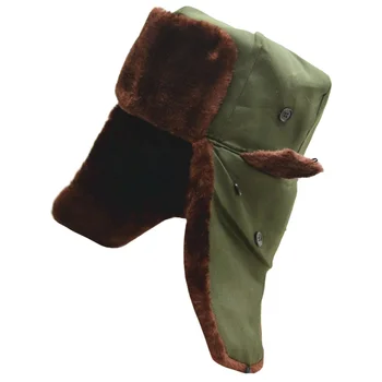 Bžūp Žiemos Skrybėlę Tirštėti Rusijos Kailio Lauko Medžioklės Kamufliažas Kepurės Vyrams Šiaurės Rytų Šiltas Žirgais