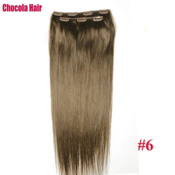 Chocala Brazilijos Remy Žmogaus Plaukų priauginimas įrašą plaukų 20