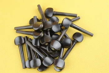 Clavijas de afinación de Violín de ébano negro de alta calidad, piezas de Violín de tamaño completo 4/4, 20 piezas