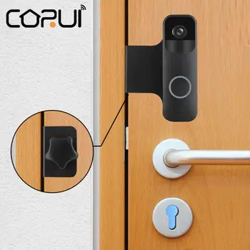 CORUI Reguliuojamas Žiedo Vaizdo Doorbell Konsolė Nėra Gręžimo Anti-Theft Durų Mount Turėtojas Blink Vaizdo Doorbel