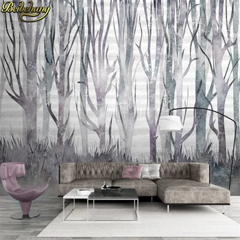 custom papel de parede 3D Šiaurės abstrakčios fantazijos mišką tapetai kambarį apdaila fone freskos sienos popieriaus