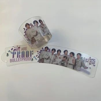 Custom Užsakymą plastiko PVC skaidri knyga puodelio laikiklis kpop idol taurės rankovėmis