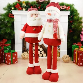 Didelio Dydžio Sniego, Kalėdų Senelio Lėlės Kalėdų Decocration Namų Ištraukiama Žaislai Laimingų Naujųjų Metų Dovana Kalėdų Šventė Ornamentu