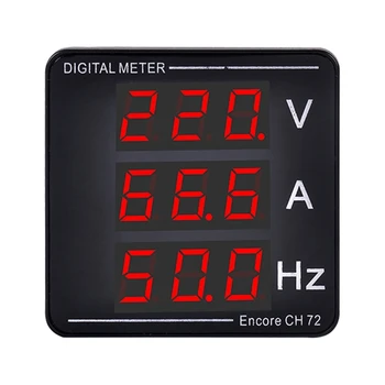 Didelio tikslumo Skaitmeninis Matuoklis Voltmeter Ammeter Dažnio Bandymo AC50-500V AC1-120A