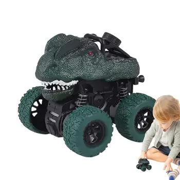Dinozaurų Žaislai Automobilių, Sunkvežimių Trinties Variklinė Dinozaurų Sunkvežimių Vaikams, Mini Inercijos Automobilių Žaislas Vaikams, Berniukams, Mergaitėms Dovanų