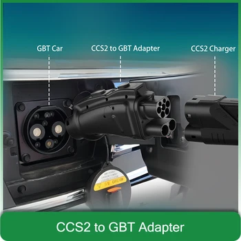 Elektrinių transporto priemonių DC Greito įkrovimo CCS2, Kad GBT EV Įkroviklis Adapteris, skirtas Kinijos GBT EST CCS Super Įkroviklis, kad GBT Automobiliai