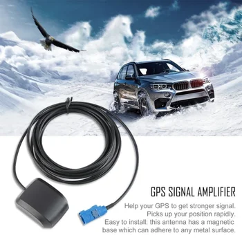EURS GPS Antena Fakra MFD2 RNS2 RNS 510 MFD3 RNS-E 1.5 Metro VW Skoda Benz Audi A3/A4/A6 GPS automobilių navigacijos antena