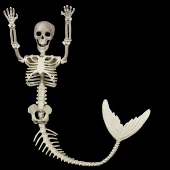 Funfor Helovinas atmosferą arenoje sodo gatvės apdailos rekvizitai žuvies skeletas Kabinti 80cm modeliavimas undinė kaulų skeleto