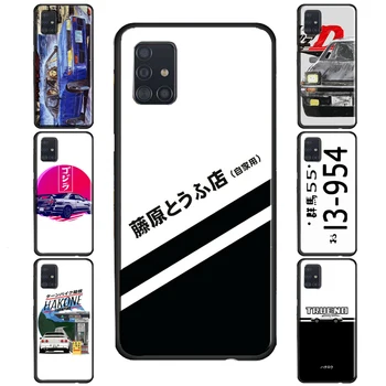 Japonijos Anime Pradinė D Automobilių Case For Samsung Galaxy S20 FE S21 S22 Ultra S8 S9 S10 10 Pastaba Plus S10e 20 Pastaba Ultra