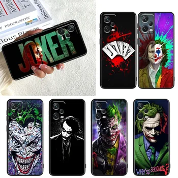 Jokers Cool Meno Telefoną Atveju Xiaomi Redmi Pastaba 11E 11T 11S 10T 9S 10S 9T 8T 7 Pro Plus Max Lite Juodo Dangtelio