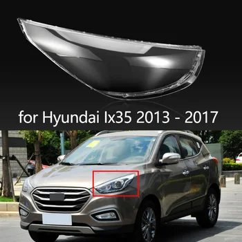 Kairės ir Dešinės Pusės, skirta Hyundai Ix35 2013 - 2017 Automobilių Žibintų Objektyvo Dangtelis Galvos Šviesos Lempos, lempų gaubtų Priekinių žibintų Korpuso Dangtelio