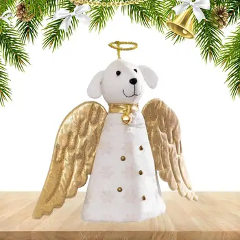 Kalėdų Medžio Angelas Topper Šunų Angelas Medžio Topper Kalėdų Hangable Angelas Papuošalai Kalėdų Pakabučiai Vestuvių