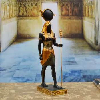 Karo dievo Horo Suvenyrų Senovės Egipto Mitologijos Namų Puošybai Faraono Statula Globėjas Dervos Amatai