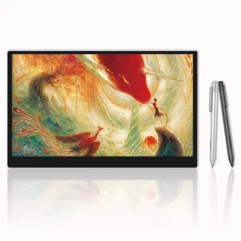 Kūrybos Pen ekranas 13.3 Colių Grafinis Nešiojamų Piešimo Monitorius su 10 Taškų Capacitive Touch Screen & Plunksna, USB-C HD Įvestis