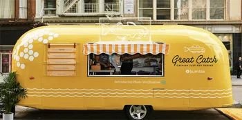 Maisto Sunkvežimis Greito Maisto Dešrainis Komercinės Mobiliojo Priekaba Espresso Kavos Aparatas Maisto Sunkvežimis Suši Hot Dog Pica