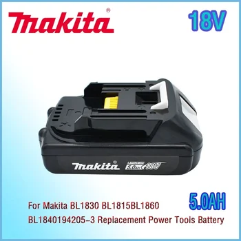 Makita 18V 3.0 Ah įkraunamas ličio-jonų baterija tinka Makita BL1830 BL1815 BL1860 BL1840 194205-3