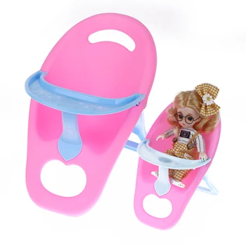 Mini Plastikinės Sėdynės Namų Žaislai Vaikams, Kūdikių Lėlės Priedai 4-10 Cm, Universalus Dydis Lėlės Valgomojo Kėdė Vaikiška Kėdė