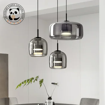 Modernus Šviestuvas Stiklo Pakabukas Šviesos diodų (LED) E27 Šviesos Prabangių Apdailos Namų Pakabų Kabo Lempa Virtuvė, Salonas Studijų Restoranas