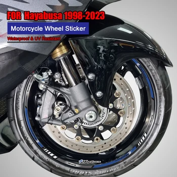 Motociklų Lipdukai Atspindintis Ratlankio Decal Hayabusa 2022 Reikmenys Suzuki GSX-R 1300 GSX1300R 1998-2019 2020 2021 2023