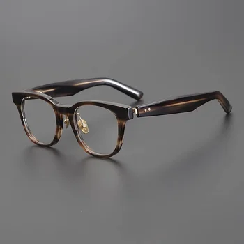 N-152 Kvadratinių Taurės Vyrų ir moterų acetatas optiniai Akinių Rėmeliai Retro R vyriai Dizaineris prekės trumparegystė recepto akiniai