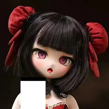 Naujas 1/4 BJD Doll Galvos Derva Medžiaga Miela Mergina, Galvos Anime Lėlės 