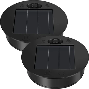 Naujas Saulės Žibintų Šviesos Eilutės Pakeitimo Saulės Kolektorių su 30 LED String Šviesos diodų (LED) Žibintai, Saulės Skydelis Dangtelis Apvalus Saulės Šviesos