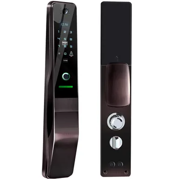 Nuotolinio vaizdo domofonas užraktas Home security, smart slaptažodį pirštų atspaudų žadintuvas APP telefono skambinti elektroninės protingas durų 